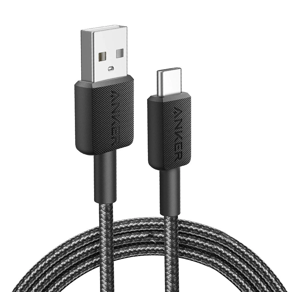 Anker 322 USB-A to USB-C 15W Cable (3ft) Nylon Braided (A81H5H11)