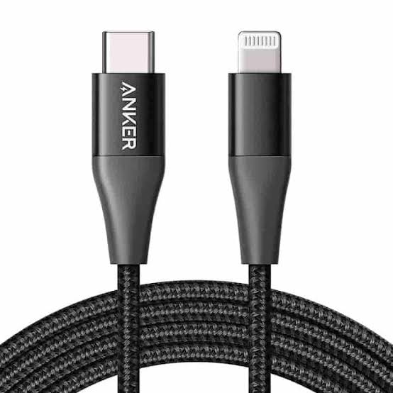 Anker 322 USB-C to Lightning Cable (3ft) Nylon Braided (A81B5H11)
