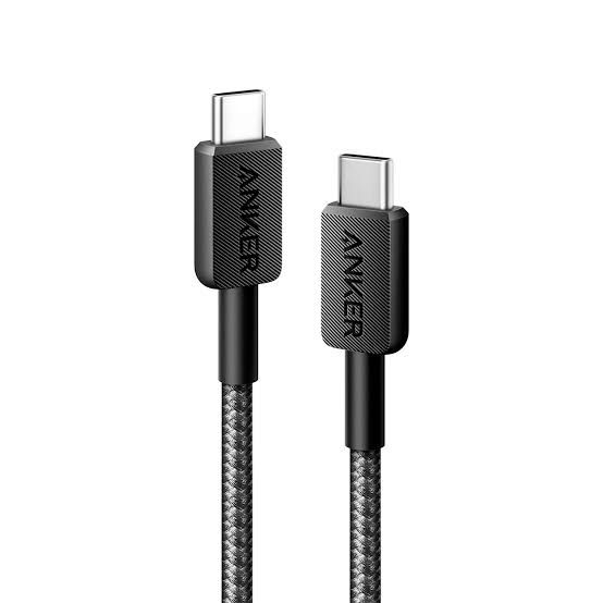 Anker 322 USB-C to USB-C 60W Cable (3ft) Nylon Braided (A81F5H11)