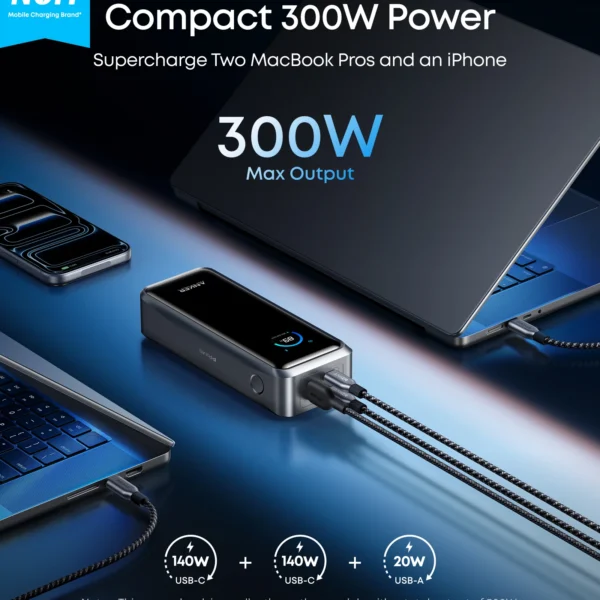 Anker Prime Power Bank (26K, 300W)