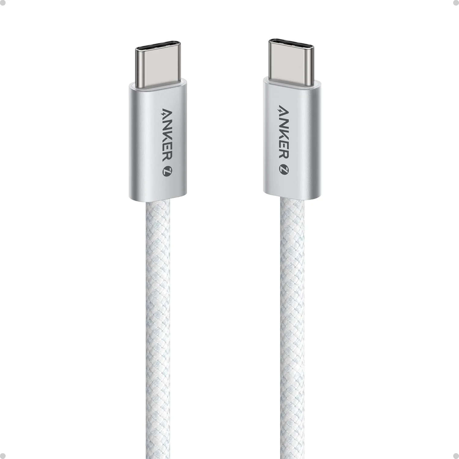 Anker Zolo USB-C to USB-C Cable 3.3ft 240W Braided Dirt-Resistant (A8060H21)