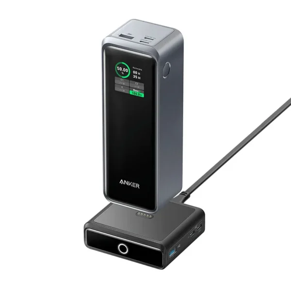 ANKER PRIME 27,650MAH POWER BANK (250W) WITH 100W CHARGING BASE BLACK