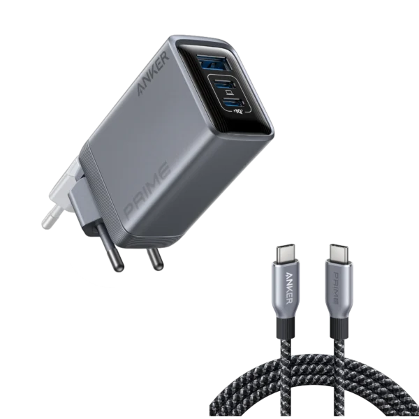 Anker Prime Charger (100W, 3 Ports, GaN)