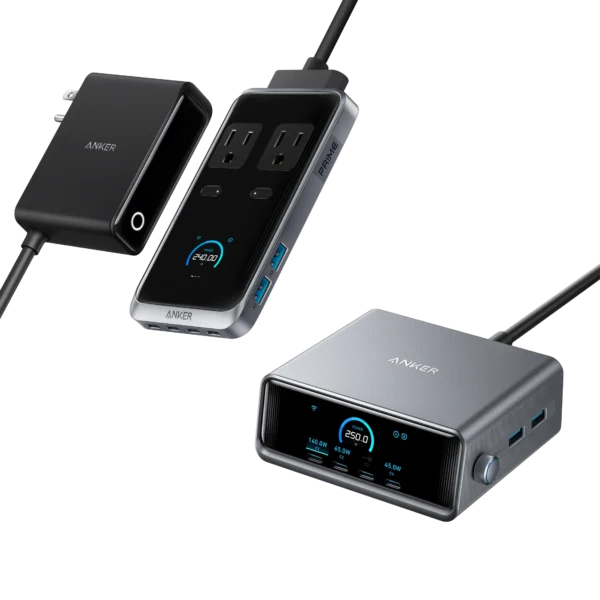 Anker Prime Charger (250W, 6 Ports, GaNPrime)