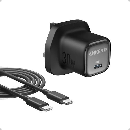 Anker Zolo Charger 30W PD 3.0 with USB-C to USB-C Cable